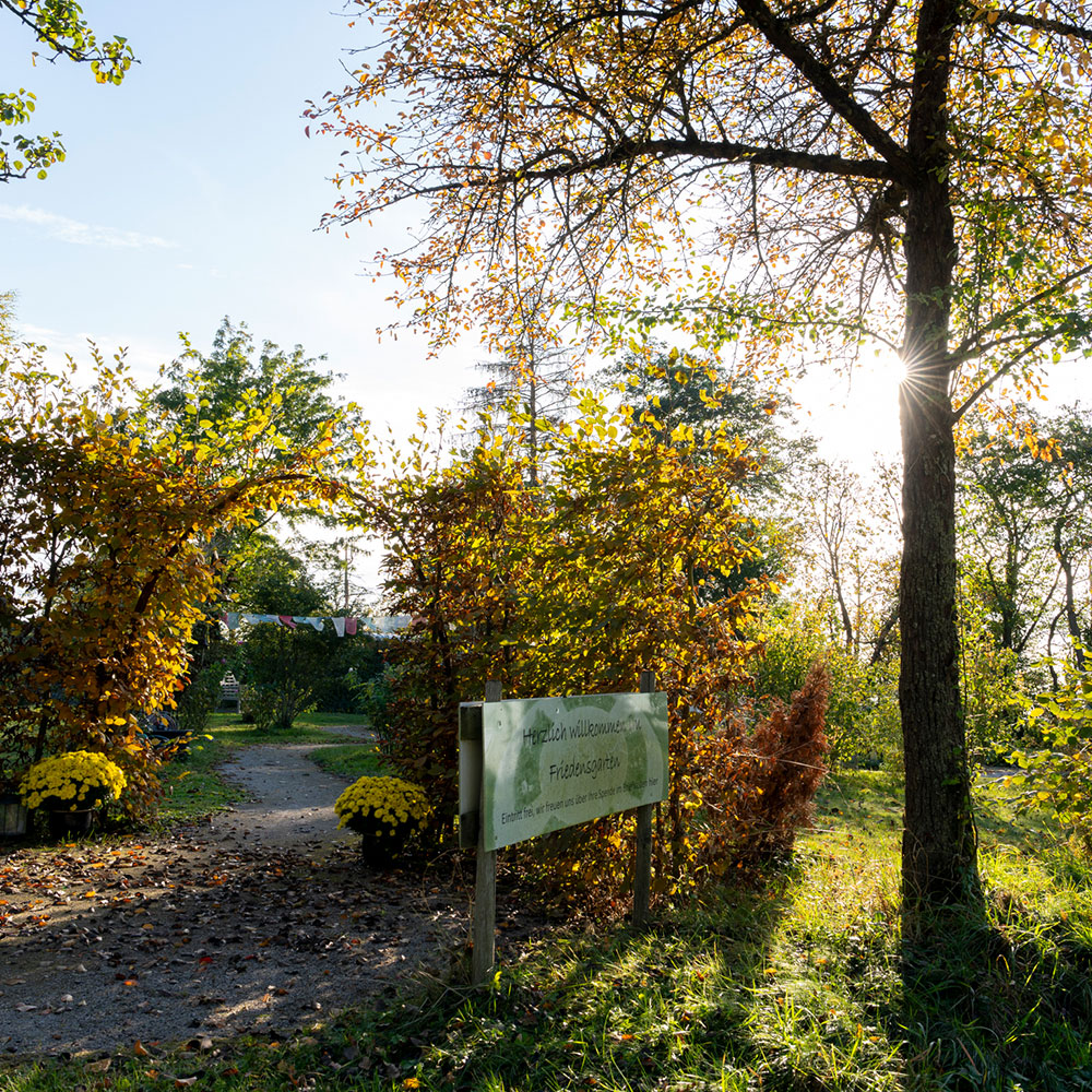 Willkommen im Friedensgarten